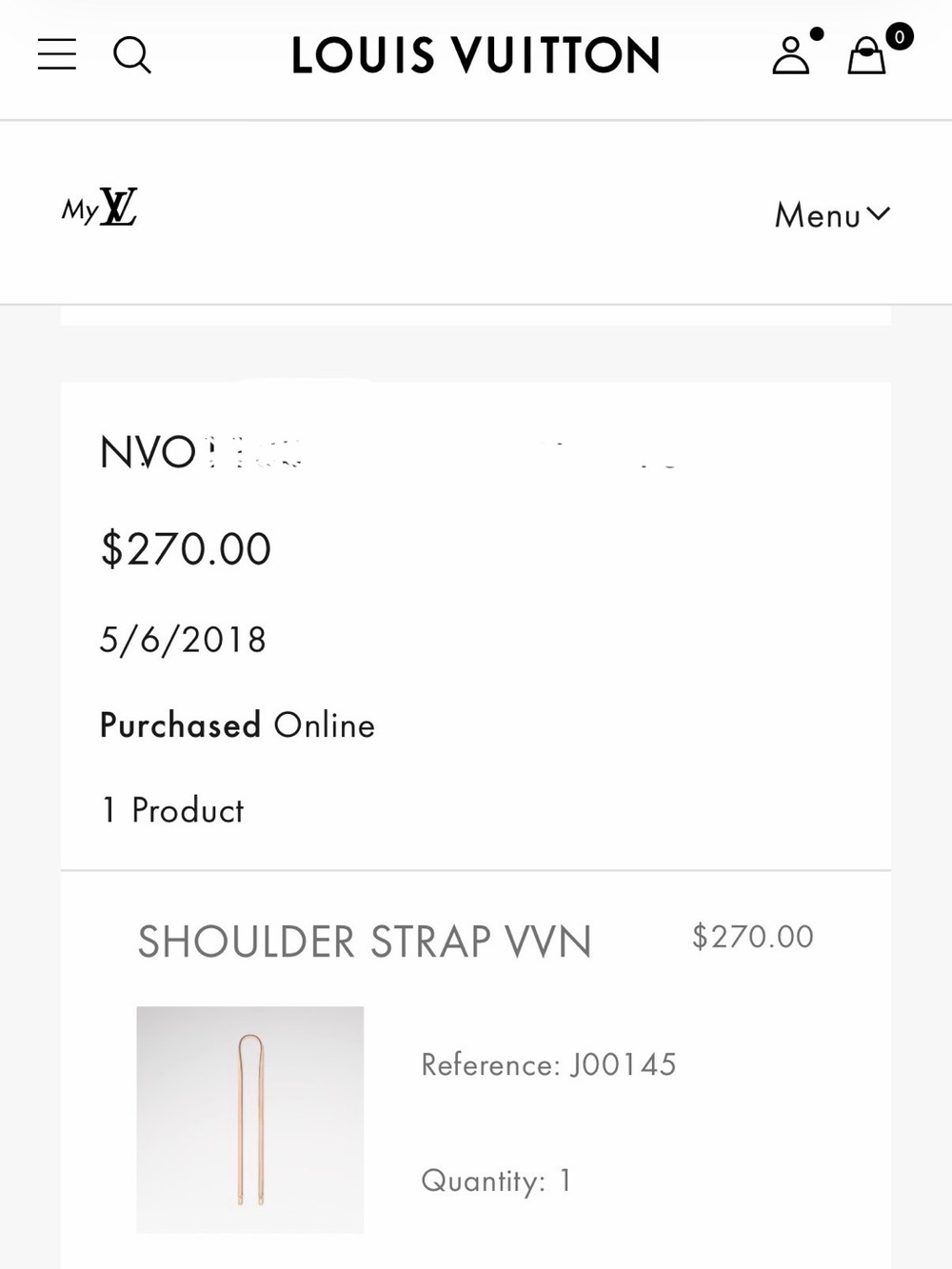 Louis Vuitton Shoulder Strap VVN - Picture 3 of 5